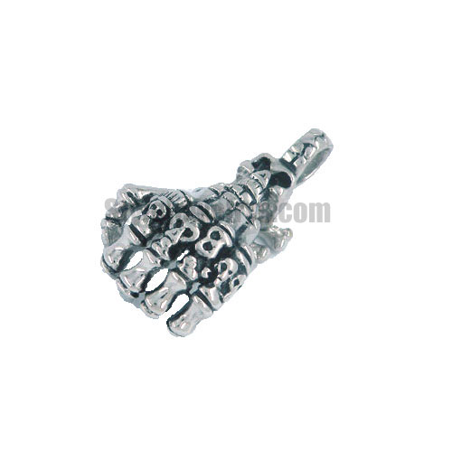 Stainless Steel jewelry Pendant skulls figure fist Pendant SWP0020 - Click Image to Close